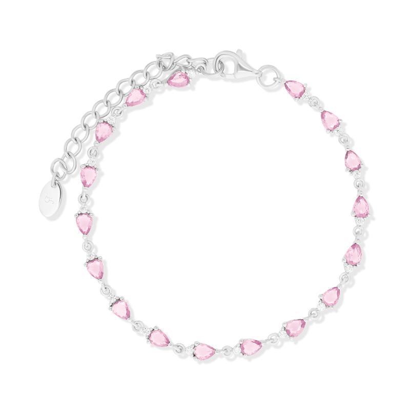 צמיד כסף טיפות קטנות