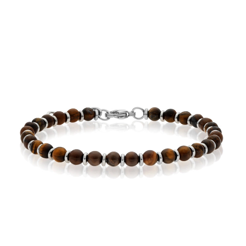 צמיד לגבר חרוזים