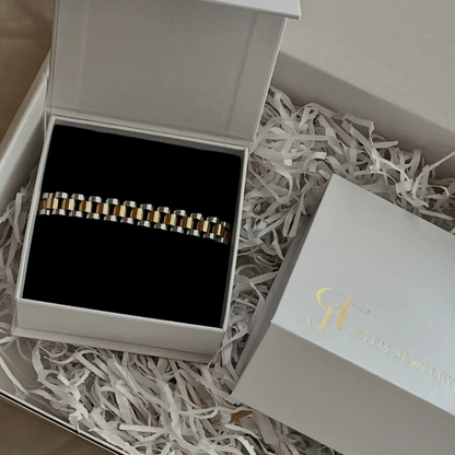 צמיד סטיל חוליות דק לגבר JBM1001 JETEM