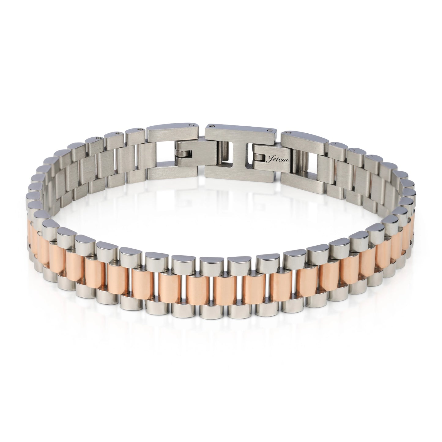 צמיד סטיל חוליות דק לגבר JBM1001 JETEM