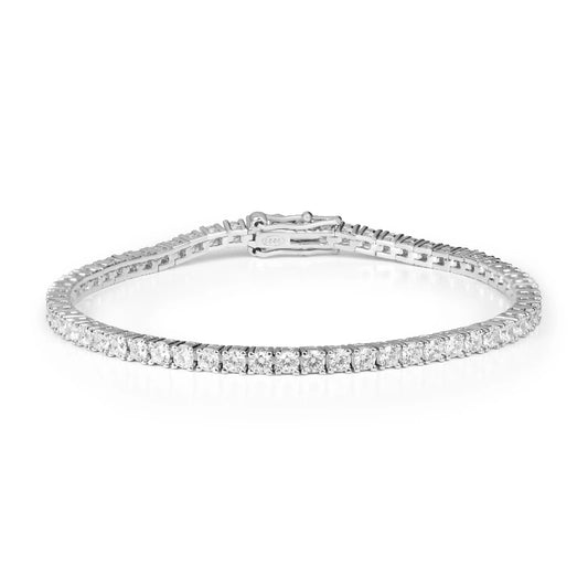 צמיד כסף טניס 2.5 מ"מ..