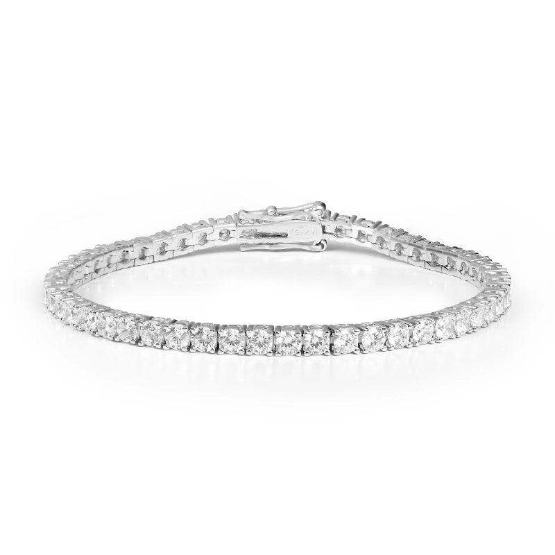 צמיד כסף טניס 3 מ"מ