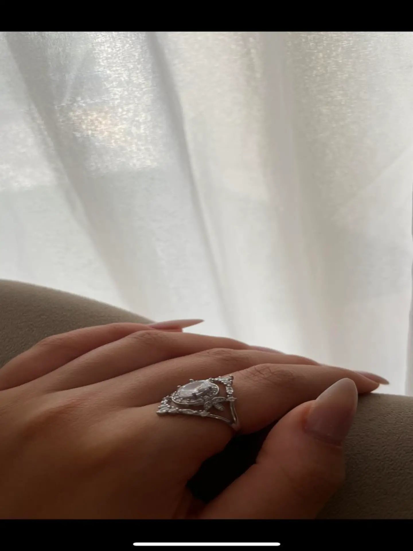 טבעת כסף דגם "ויקטוריה"