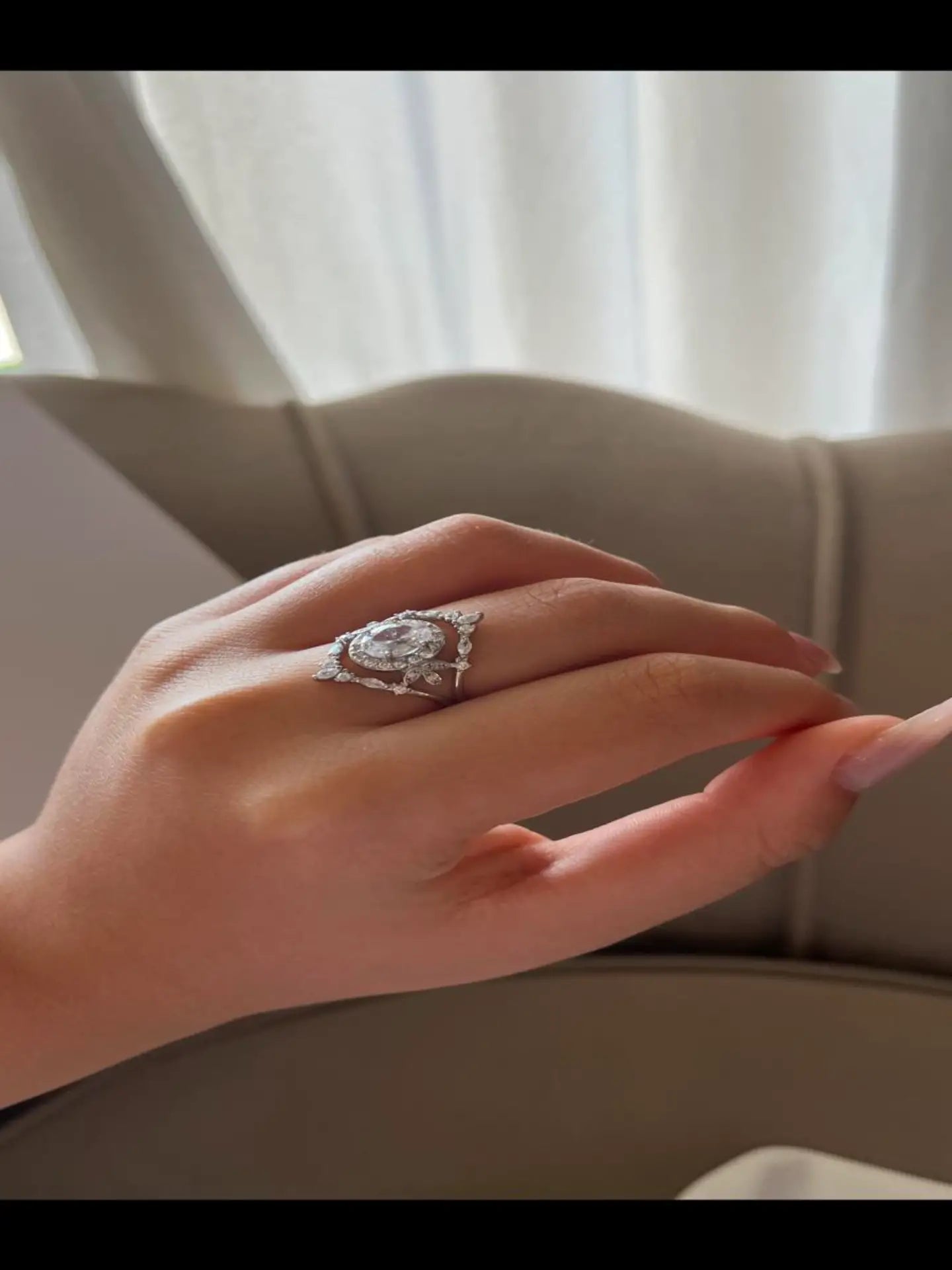 טבעת כסף דגם "ויקטוריה"