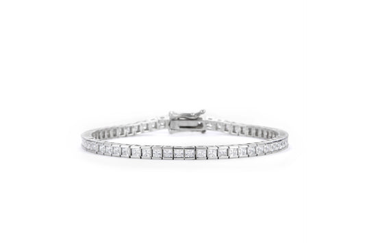 צמיד כסף טניס פרינסס 3 ממ