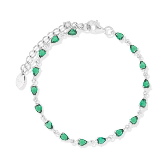 צמיד כסף טיפות קטנות