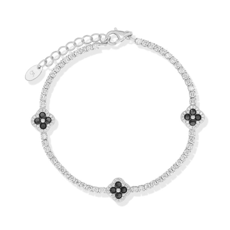 צמיד טניס פרח