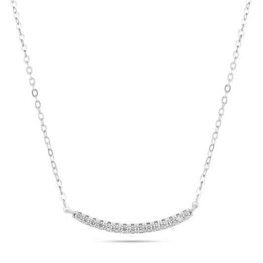 שרשרת כסף שורה