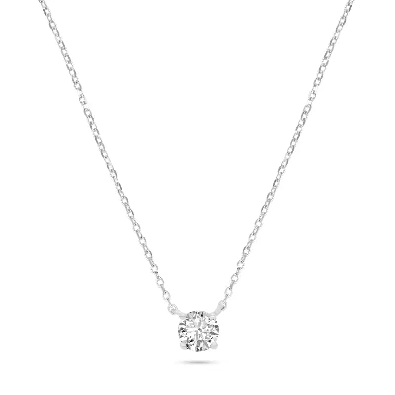 שרשרת כסף סוליטר