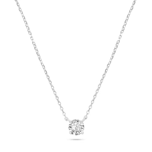 שרשרת כסף סוליטר