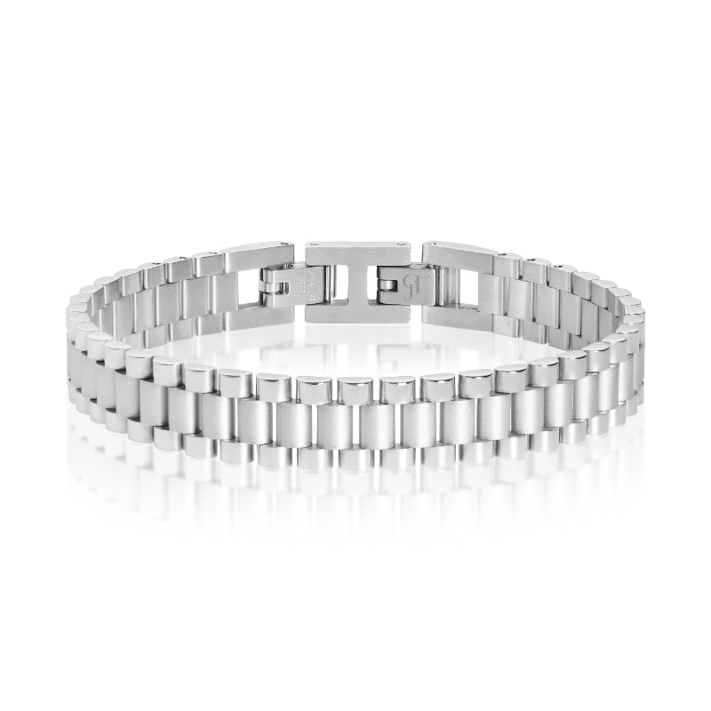 צמיד לגבר חוליות מסטיל מט מבריק