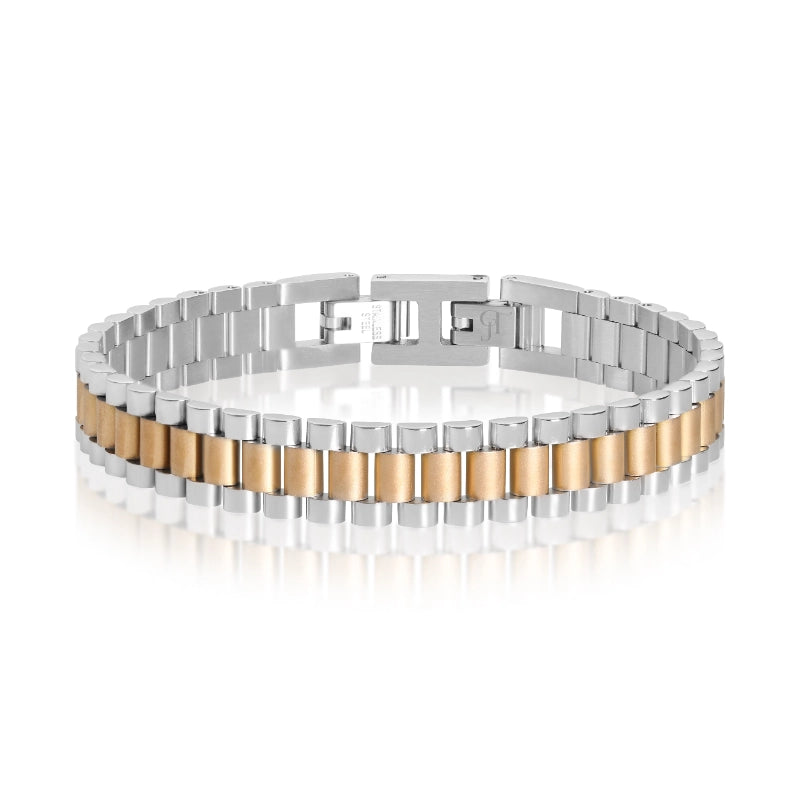 צמיד לגבר חוליות מסטיל מט מבריק