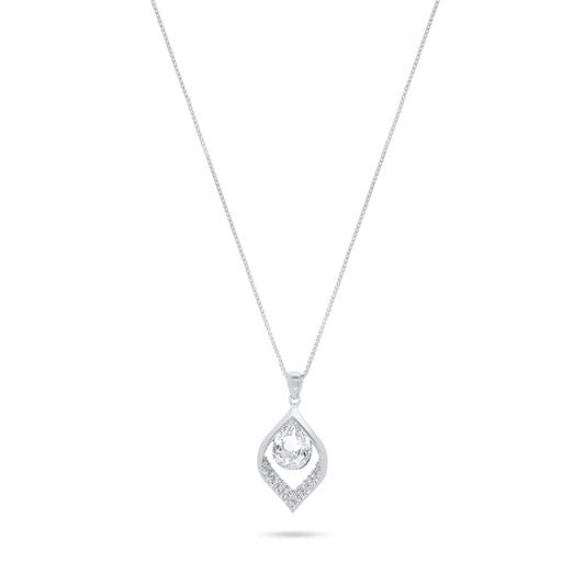 שרשרת כסף תליון טיפה