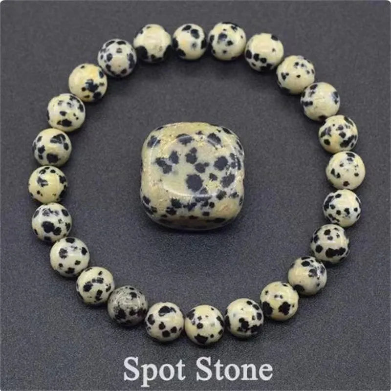 Stylish Natural Stone Beaded Bracelet for Good Luck 