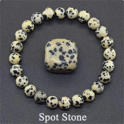 Stylish Natural Stone Beaded Bracelet for Good Luck 