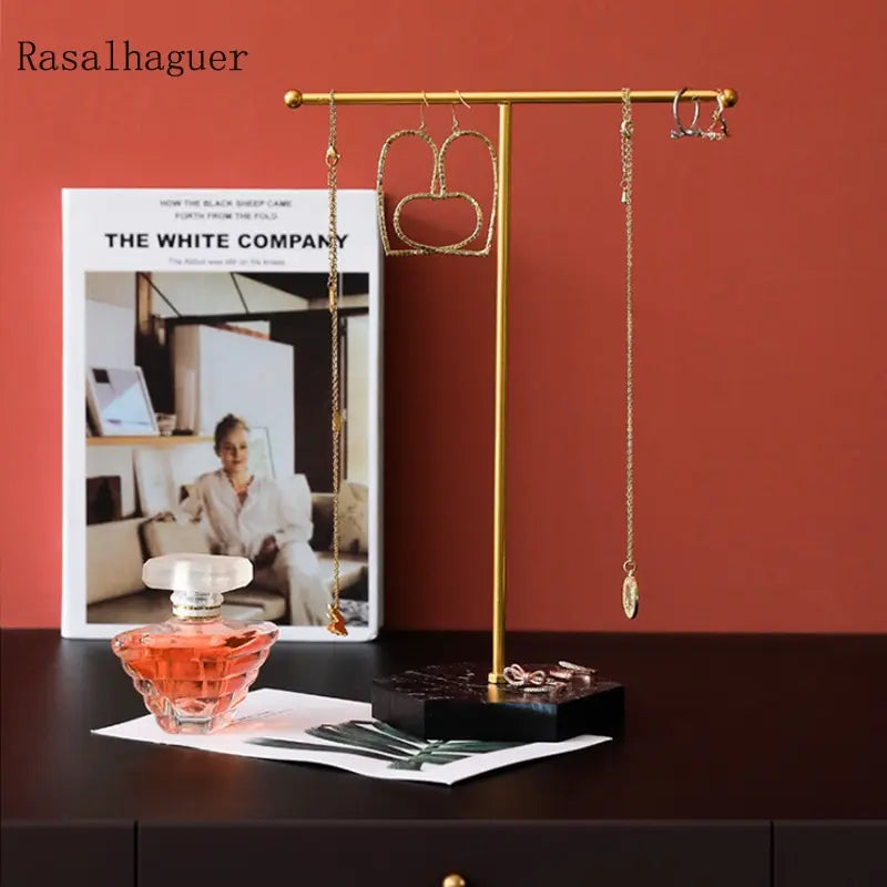 1Pcs Jewelry Display Stand for Both Men and Women Minimalist Style Desktop Finishing T Shaped Ornaments
