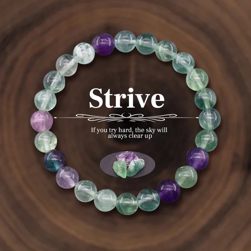 Stylish Natural Stone Beaded Bracelet for Good Luck 