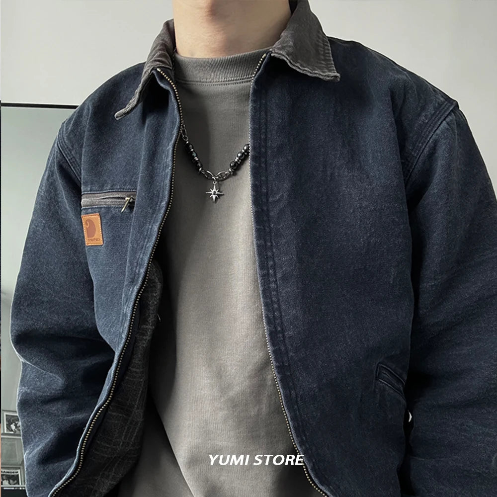 שרשרת כוכב אובסידיאן קלביקולה עם חרוזים 