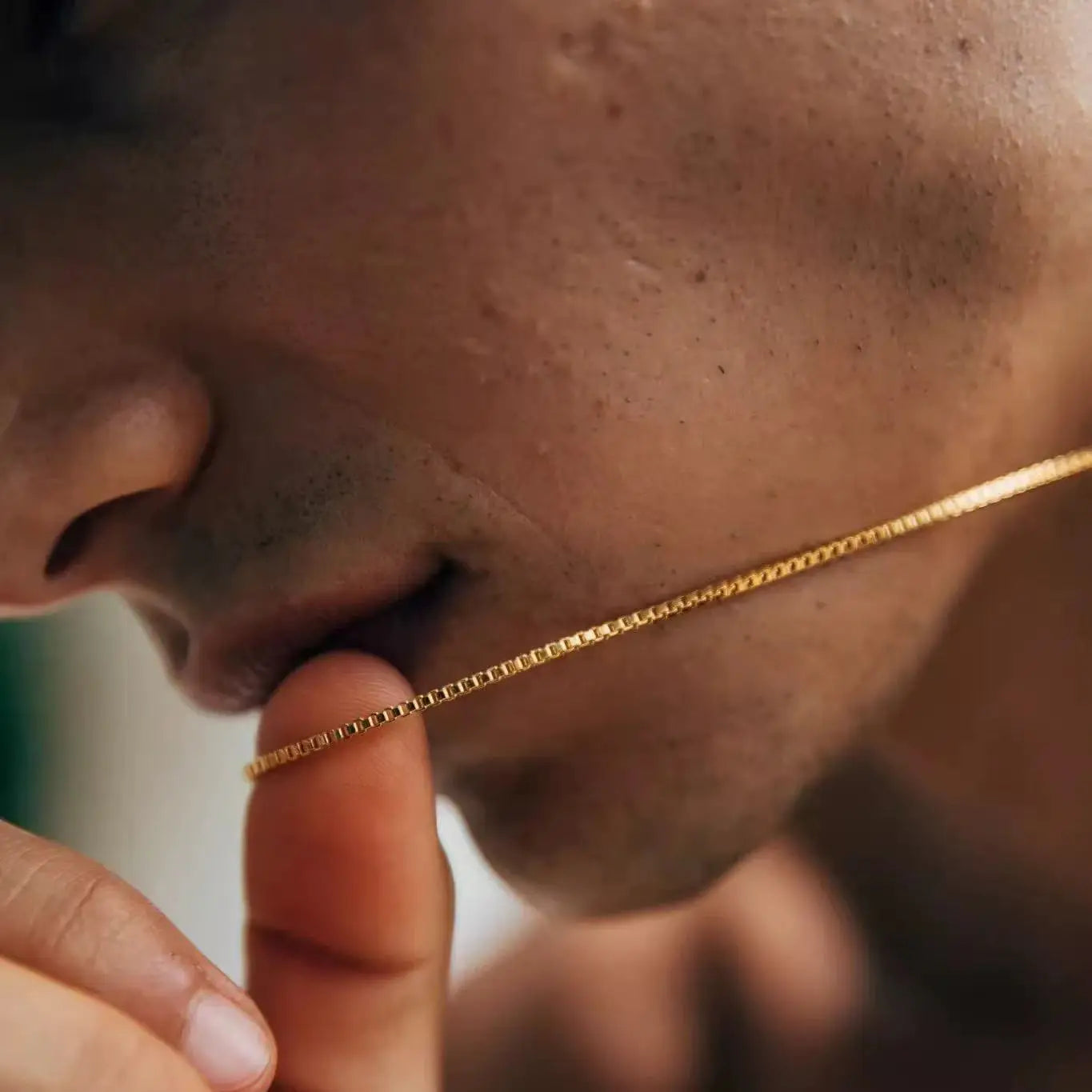 1.2Mm Simple Stainless Steel Box Chain Necklace Gold Color Titanium Steel Men Necklace Fashion Women Jewelry Trend Accessories