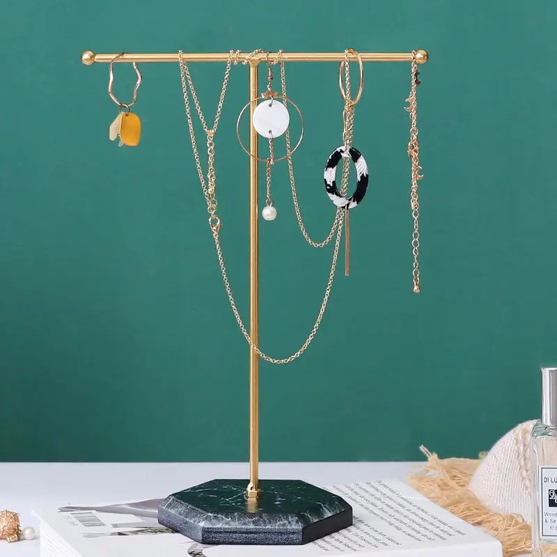 1Pcs Jewelry Display Stand for Both Men and Women Minimalist Style Desktop Finishing T Shaped Ornaments