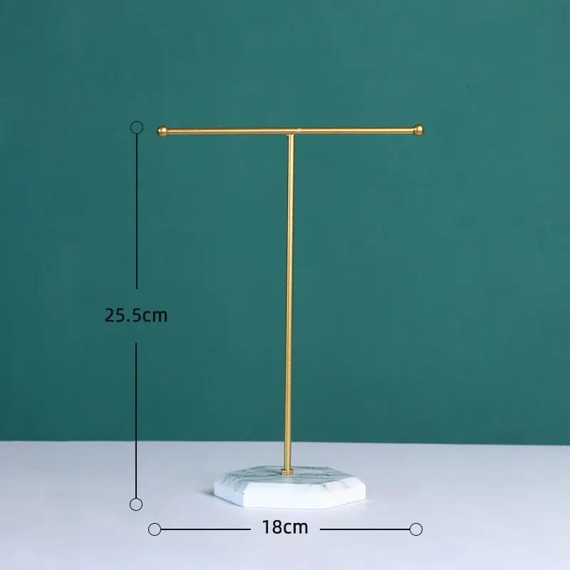 1Pcs Jewelry Display Stand for Both Men and Women Minimalist Style Desktop Finishing T Shaped Ornaments