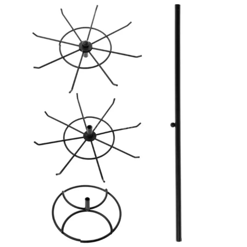 Jewelry Display Rack 2 Tier Rotating Necklace Holder Jewelry Tree Stand Jewelry Organizer for Necklaces Bracelet Earring