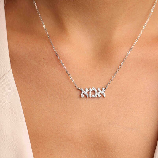 שרשרת כסף JETEM תליון תליון "אמא"