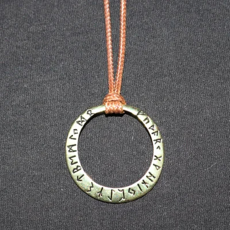 Viking Iceland Vegvisir Helmet Rune Circle Necklace Magic Men'S Amulet Pendant Nordic Viking Rune Valknut Wicca Jewelry Wholesal